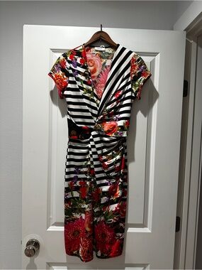 Fifilles Paris Stripe and Floral Dress